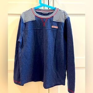 Vineyard Vines navy and blue stripe long sleeve t-shirt in L